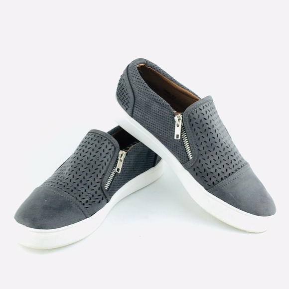 report women's alexa side zip slip on sneaker